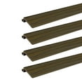 thumbnail image 1 of AURA 24 x 3 Inch Polymer Interlocking Deck Trim Transition Piece, Brown (4 Pack), 1 of 4