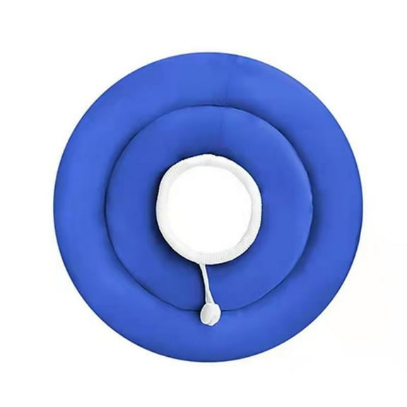 CSCHome Dog Cone for Kittens Puppy After Surgery Soft Pet Recovery Collar for Small & Medium Large Collar(Blue)
