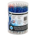 thumbnail image 3 of Merangue Retractable Comfort Grip Ballpoint Pens, Medium Point (1.0mm), Assorted, 50 Pack, 3 of 4