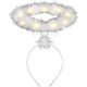 thumbnail image 1 of Light Up Angel Headband White Black Headband Angel Headband For Christmas Angel Costumes White With Light, 1 of 5