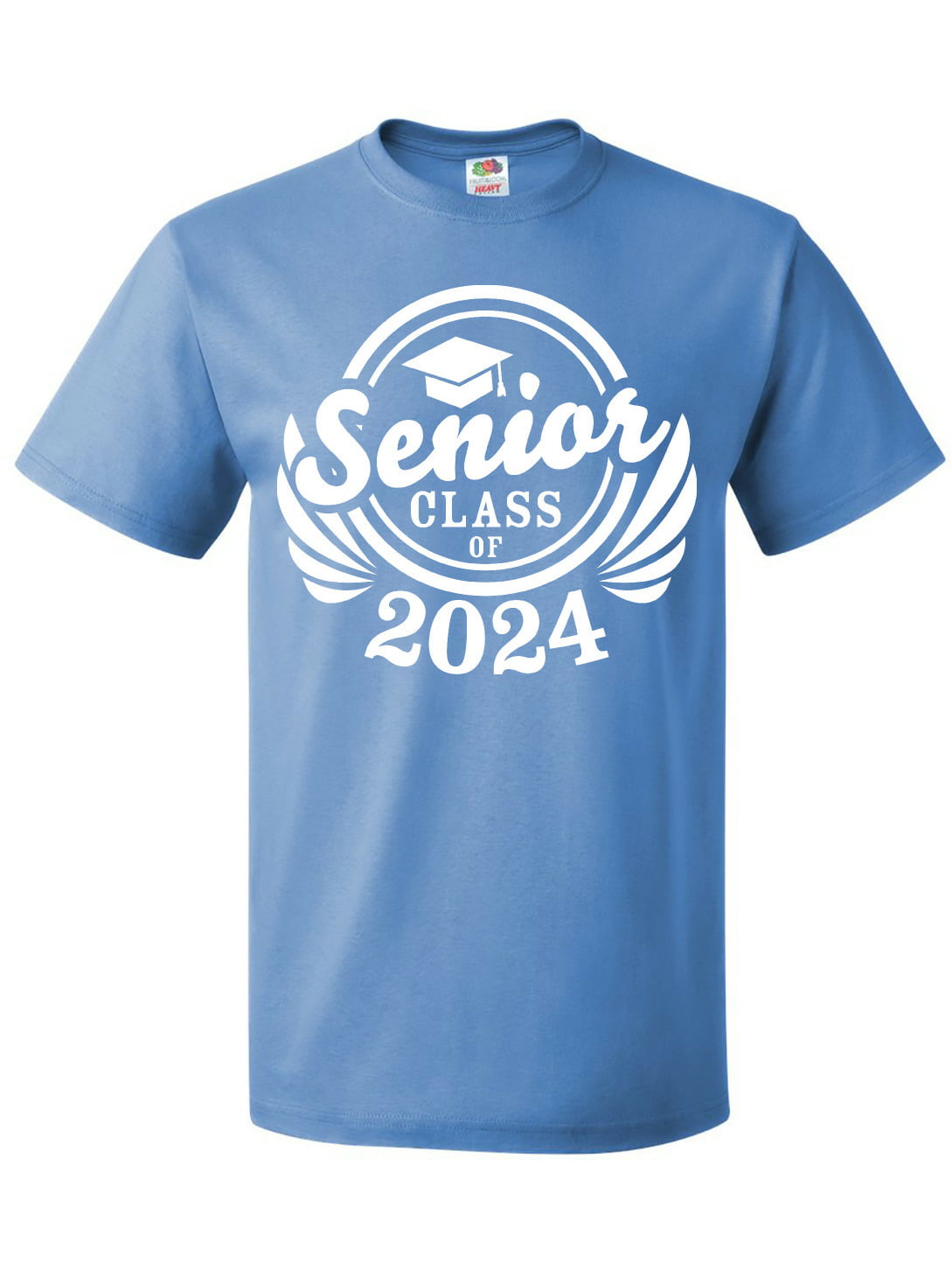 Inktastic Senior Class of 2024 in White with Graduation Cap T-Shirt ...