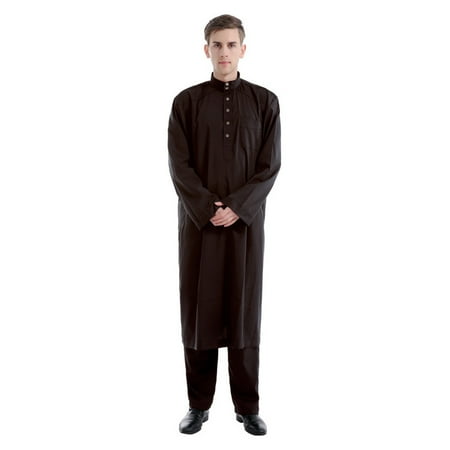 

JNGSA Womens Robes Long Lounge Sets For Women Men Ethnic Long Sleeve Islamic Muslim Middle East Maxi Robes Pants Suite Kaftan Clearance