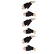 thumbnail image 2 of Manoplas Sonducket 1 par para mujer manopla Convertible color simple Negro, 2 of 6