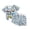 j15-Blue, variant on LIIPEE Casual Summer Outfit Sets For Boys Baby Short Sleeve Cartoon Embroidery Tees Stripes Shorts 2 Piece Set Kids Comfortable Cute Outfits,3-4 Years
