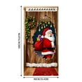 thumbnail image 3 of TIELUTT Rideau de Porte Festif pour Entrée de Maison Saisonnière avec Flocons de Neige et Rennes Perles Rondes Plates Drapeaux 3x5 Drapeaux Saisonniers Extérieurs pour Marquer Drapeaux de Sport pour Chambre Ruban de Signalisation 300, 3 of 6