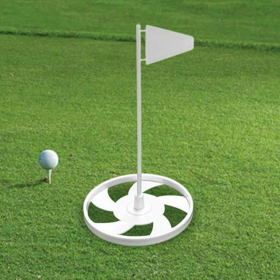 BAOSITY Golf Flag Putting Cup, Golf Flag Cup Cover, Practicing, ,Golf Cup Lid,Golf Flag Holder for Indoor,Professional