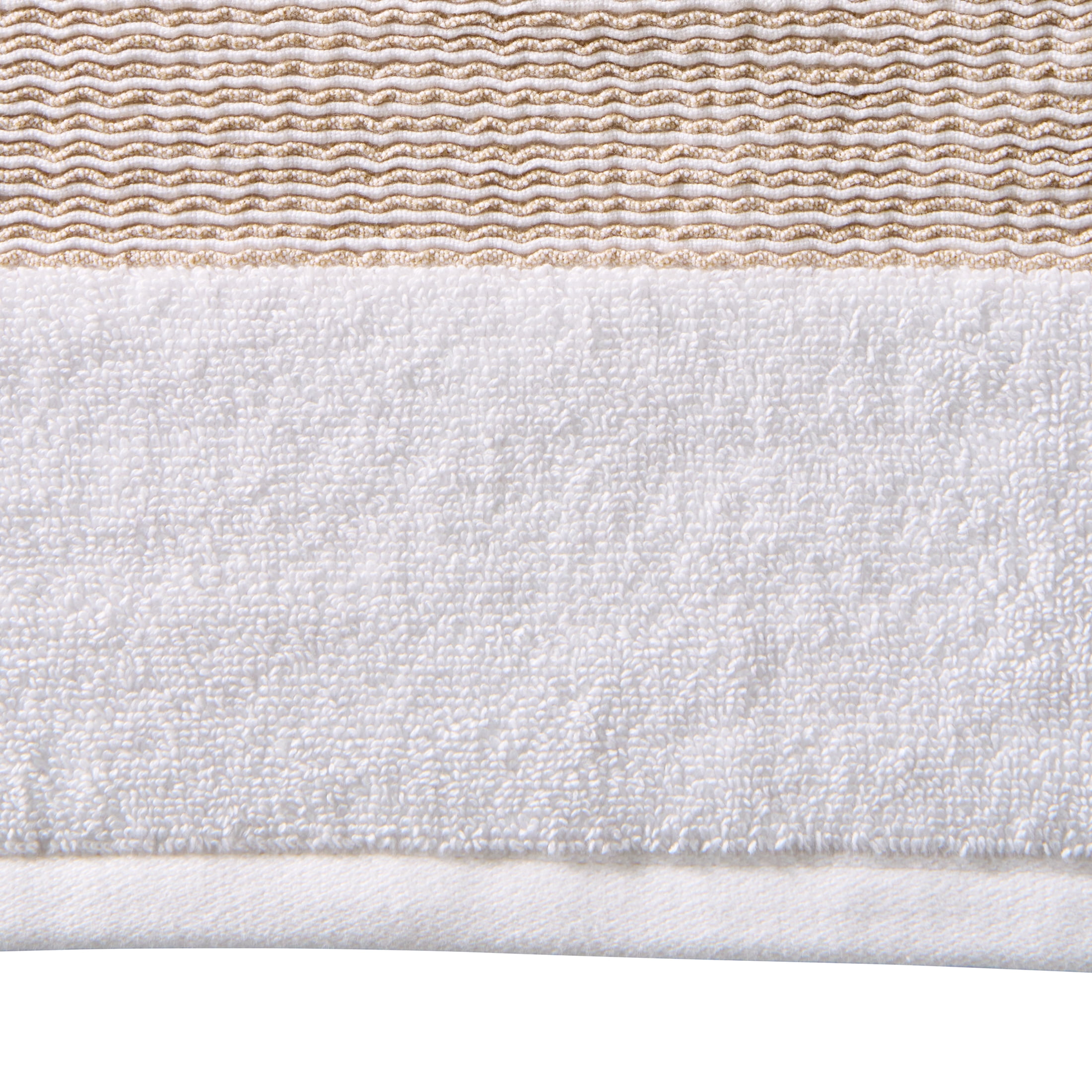 Better Homes & Gardens Soft Cotton Textured 4 Piece Bath Towel Set,Almond Biscuit