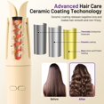 thumbnail image 3 of Automatic Hair Curler, Professional Auto-Rotating Curling Iron with Ceramic Barrel, 3 Adjustable Temperature Settings, Anti-Tangle & Anti-Scald Design for All Hair Types,yellow, 3 of 14