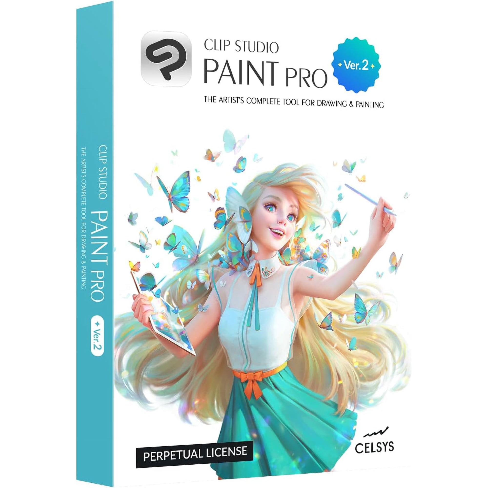 GRAPHIXLY: Clip Studio, Paint Pro Version 2 (PC/MacOS License Key) 1 User