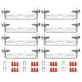 thumbnail image 1 of Uxcell 60mm (2.36") Universal Light Fixture Mounting Bracket Kit, Light Crossbar Round Ceiling Plate with Screw 8 Set, 1 of 7