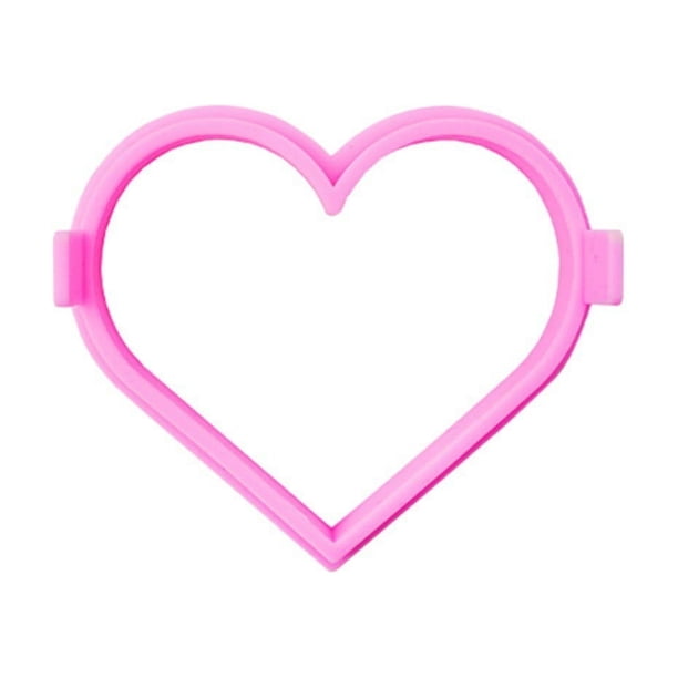 Molde para panqueques con forma de corazón, utensilios de cocina reutilizables, moldes de silicona, 2 moldes para pasteles opcionales, moldes para pasteles, moldes para tartas, utensilios para hornear
