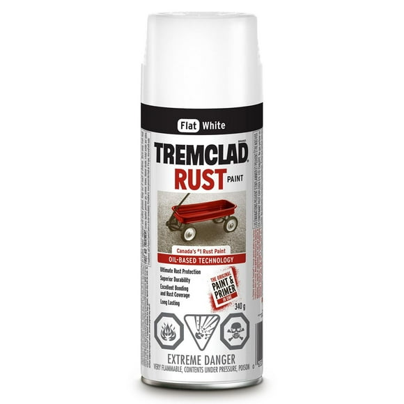 Peinture antirouille Tremclad en blanc mat 340g