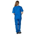 thumbnail image 3 of ACTIVE UNIFORMS Unisex Scrub Sets, Scrub Top and Pants. Run Large (True Royal Blue, Medium), 3 of 6
