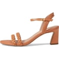 thumbnail image 2 of Cole Haan Alyse Braided Natural Tan Leather Ankle Strap Block Heeled Sandals (Natural Tan Leather, 8), 2 of 6