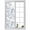 Blue, variant on Blue Floral Birds Window Privacy Film, Farmhouse Flowers Pastoral Static Cling UV Sun Blocking Heat Control Window Tint Day and Night, Non-Adhesive One Way Windows Privacy Cover 17.7''x39.3''