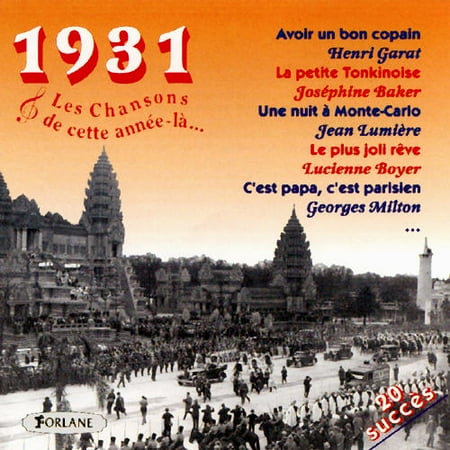 Les Cansons De Cette Annee La, 1931