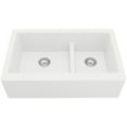 thumbnail image 3 of Karran Usa Qa-760 Quartz Qa 34" Farmhouse Double Basin Quartz Composite Kitchen Sink -, 3 of 7