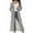 Gray, variant on Cardigan Maxi Drape Open Front Sweater Asymmetric Duster with Pockets,S-2XL