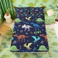 thumbnail image 3 of Erosebridal Dinosaur Skull Full Size Sheets, Dino Theme Bed Sheets, 4pcs (1 Flat Sheet, 1 Fitted Sheet and 2 Pillowcases), 3 of 6