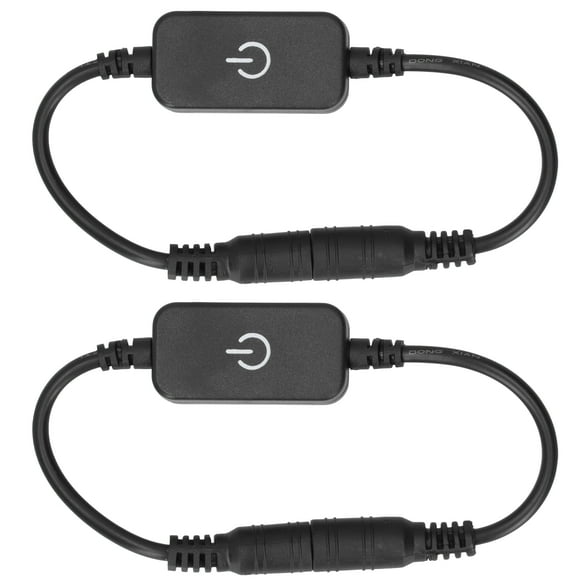 Interruptor atenuador LED Jadeshay 2 piezas tira LED táctil controlador de luz de tira LED
