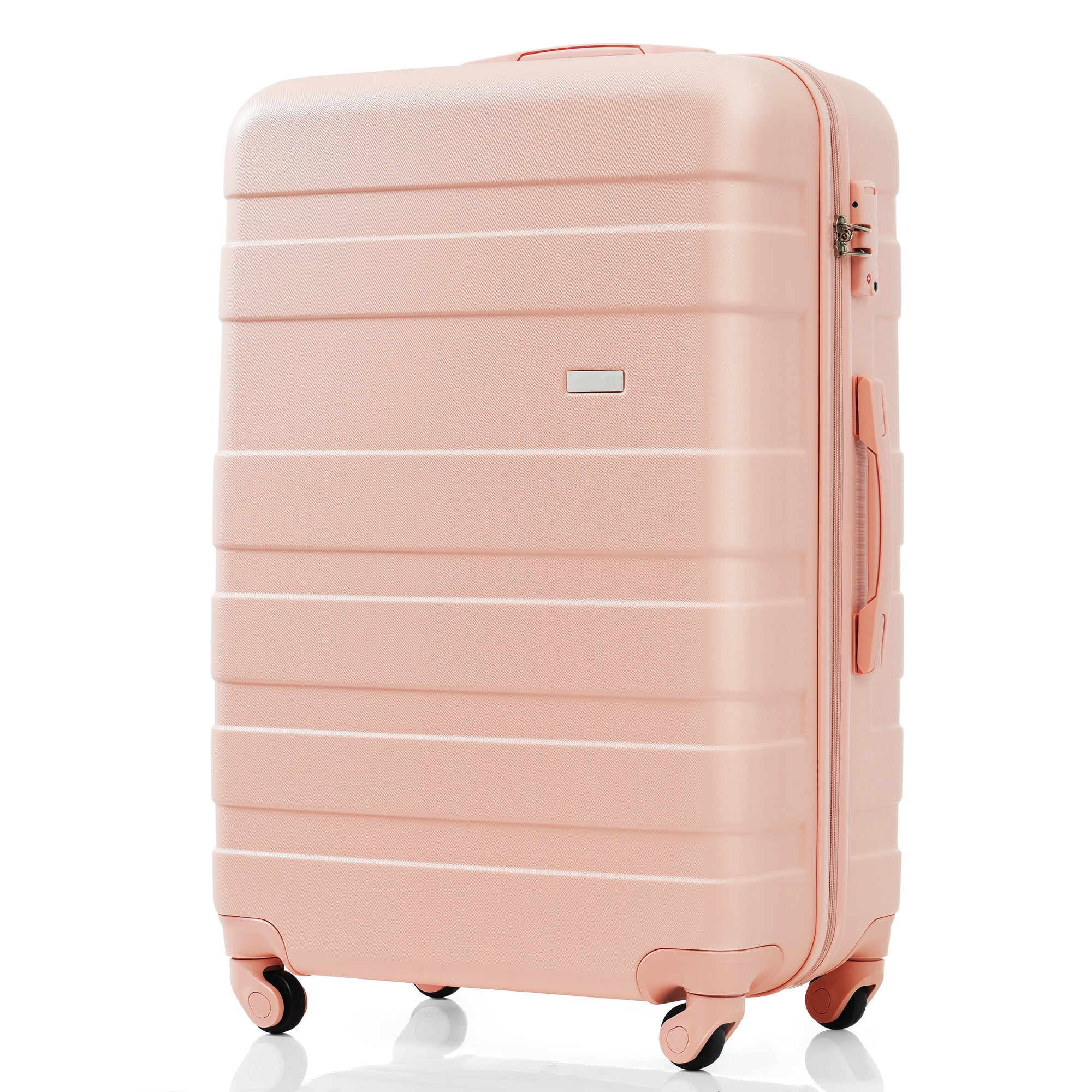 3-Piece ABS Luggage Set, 20" Carry-On, TSA Lock, 360° Spinner Wheels, Lightweight Travel