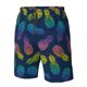 thumbnail image 4 of Balery Retro Bright Pineapple Traje de Baño Estilo Hawaiano para Hombre, Shorts de Secado Rápido con Bolsillos-Small, 4 of 6