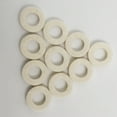 thumbnail image 2 of KAJNBN 10Pcs Trumpet Felt Washers Cotton White for Musical Instrument Accessories 1.8X0.39in, 2 of 8