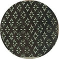 thumbnail image 1 of Ahgly Company Indoor Round Abstract Light Blue Contemporary Area Rugs, 5' Round, 1 of 4