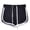 🔥 Black, variant on USSUMA Womens Colorblock Drawstring Elastic Waist Cotton Blend Sport Shorts Lightweight Breathable Pull On Stretchy Fit for Gym Running Walking and Home Lounging, Activewear, Casual
