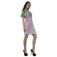 thumbnail image 4 of Moomaya Robes Décontractées pour Femmes Courtes Imprimées Robe Fluide à Col en V pour Femmes Grande Taille, 4 of 6