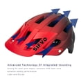 thumbnail image 3 of FROFILE MTB Helmets for Men Women - (Medium, Red Black) Adults Mountain Road Bike Helmets with Bill, 3 of 6