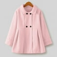 thumbnail image 5 of Mercatoo Kids Baby Girls Coat Jacket Warm Jacket Winter Simple 𝐁reasted Trench Coat Outwear Wool Blend Coat for 1T to 6T, 5 of 6