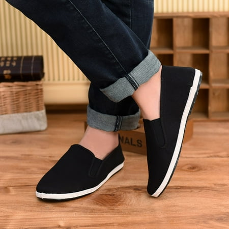 

Cathalem Y-3 Men s Sneaker Outdoor Men Shoes Solid Shoes Breathable Slip-On Leisure Sports Lazy Color Men s Sneaker Black 8.5