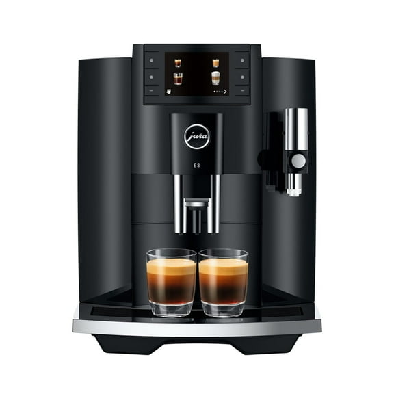 Jura E8 Automatic Espresso Machine | 17 Recipes | Piano Black | 15648