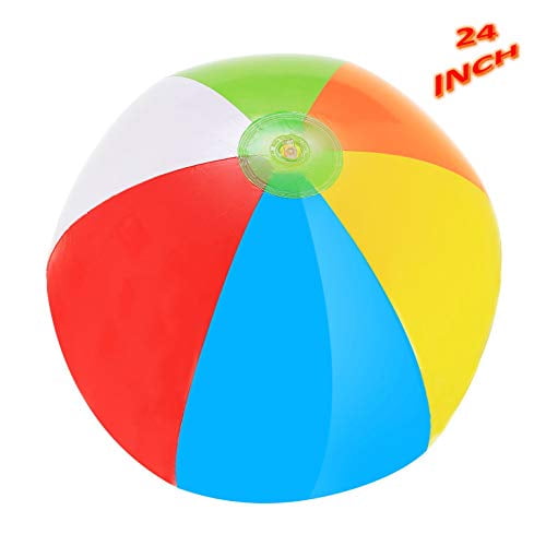 rainbow beach ball