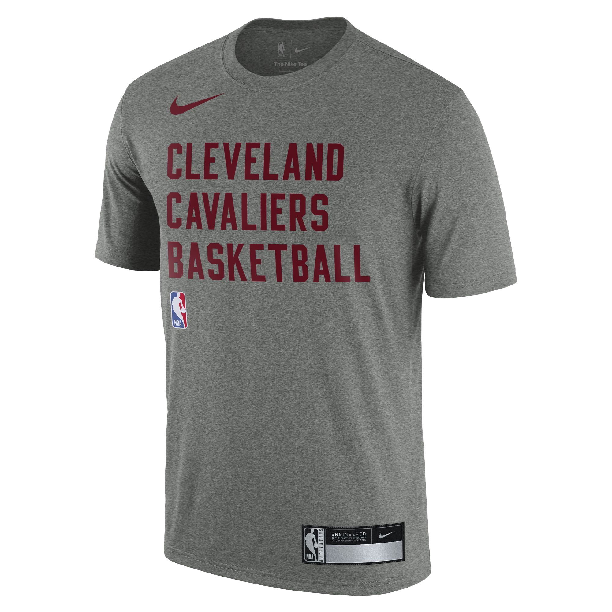 Men s Nike Heather Gray Cleveland Cavaliers 2023 24 Sideline Legend Performance Practice T Shirt Walmart