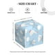 thumbnail image 4 of Fotbe Cute Goose On A Blue Sky Porta Pañuelos Decorativo de Cuero, Caja Cuadrada Moderna para Pañuelos Faciales, Organizador y Dispensador 5x5x5'', 4 of 7
