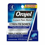orajel triple medicated for mouth sores