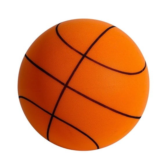 2026 Size 5 Basketball Flocking Silent Basketball Sports PU Elastic Racket Ball No Residue Indoor Training Silent Ball