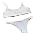 thumbnail image 1 of Women‘s Bandage Push-up Padded Bra & Triangle Bikini Set, 1 of 4