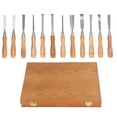 thumbnail image 3 of Mgaxyff Engraving Knife Tool,12PCS Wood Carving Tools CRV Blade Wooden Handle Engraving Chisel Set for DIY Handicrafts,Carving Chisel Set, 3 of 8