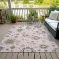 thumbnail image 6 of Addison Rugs Chantille Indoor/Outdoor Traditional Oushak Pink Washable Rectangle Rug, 10' x 14', 6 of 6