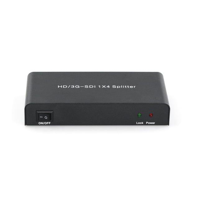 YS-S14 SDI Splitter 1×4 Video Converter HD/3G SDI Repeater Support 1080P Distribution Extender for Projector Monitor Camera