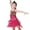 R454-RD2, variant on Girls Sequin Fringe Dress Tassel Latin Dance Dress Carnival Party Performance Dresses Sleeveless Jazz Dance Stage Outfit Princess Party Dress