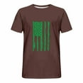 thumbnail image 4 of NuoCaiYun Athletic T-Shirt for Men St. Patrick'S Print Round Neck Casual Short Sleeve Tops Blouses, 4 of 4