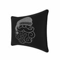 thumbnail image 3 of Santa Pillow - 14x20 - Black Velvet, 3 of 4