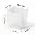 thumbnail image 3 of Clearance Under 10$! Fridge Side Door Storage Container Clear Plastic Fridge Side Door Storage Box Space Saving Refrigerator Door Organizer Box For Small Items Vegetables, 3 of 9