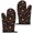 Basketball and Hoop, variant on Basketball and Lightning White Pattern Cute Oven Mitts 2-Pack Set, Heat Resistant Kitchen Gloves for Oven, 7.7"x12"