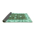 thumbnail image 2 of Ahgly Company Indoor Rectangle Oriental Turquoise Blue Traditional Area Rugs, 8' x 12', 2 of 4