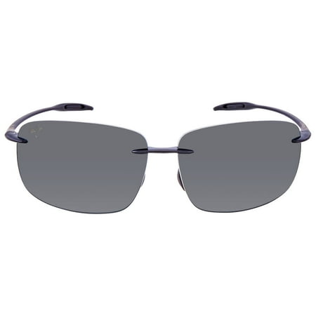 Maui Jim Men's Breakwall 422-02 Black Rimless Sunglasses